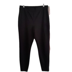 SLIM Fabulous by Attention Basic BLK Medium Weight Stretch Knit Legging L